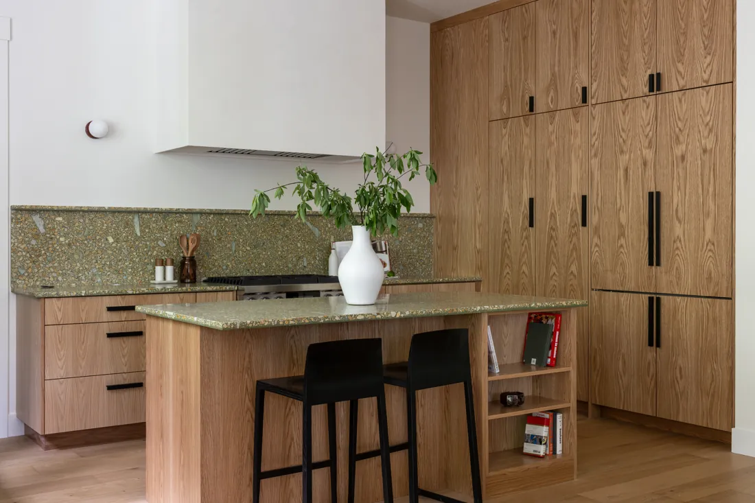 Kitchen island with seating
