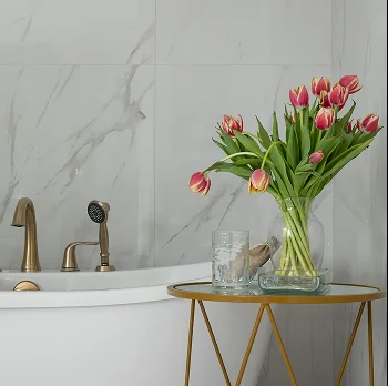 Brass bathroom fixtures