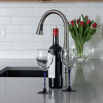 Kitchen counter styling detail