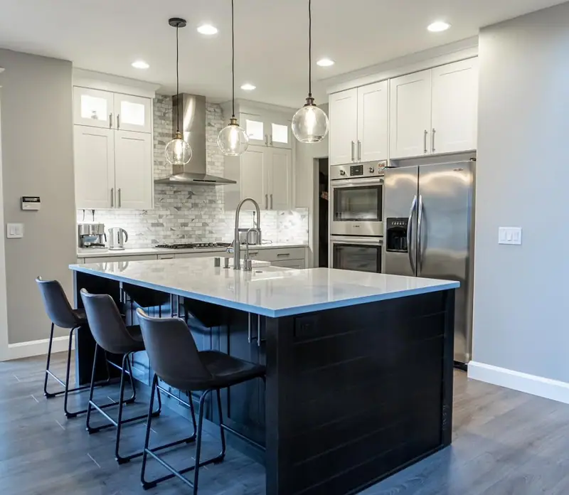 Crisp Transitional Kitchen Remodel in Southwest Washington & Portland Metro — kitchen, photo 1 of 1