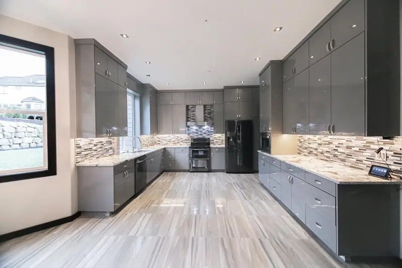 Gray Contemporary Kitchen Remodel in Portland, OR — kitchen, photo 1 of 1