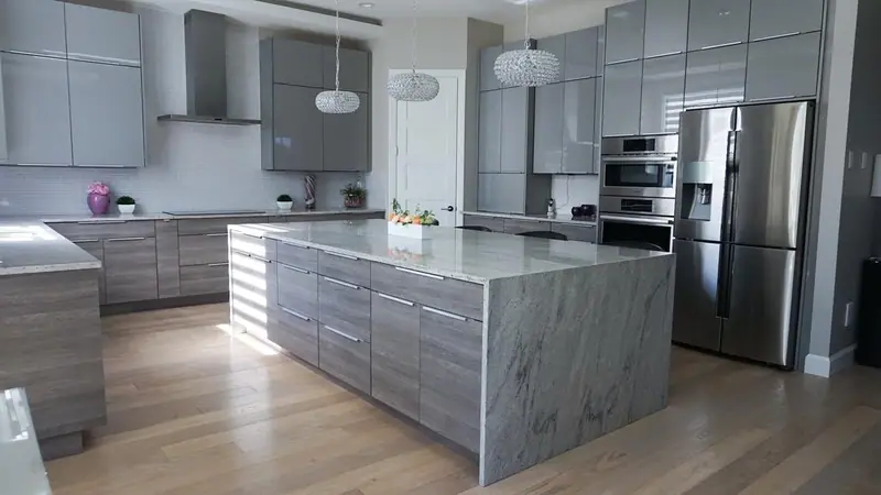 Sleek Contemporary Kitchen Remodel in Southwest Washington & Portland Metro — kitchen, photo 1 of 1