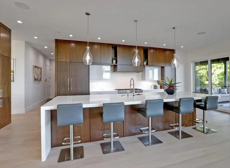 Warm Contemporary Kitchen Remodel in Southwest Washington & Portland Metro — kitchen, photo 1 of 1