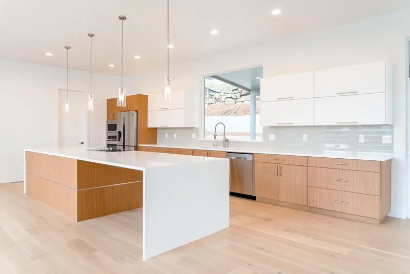 Warm Modern Kitchen Remodel in Southwest Washington & Portland Metro — modern kitchen, photo 1 of 1